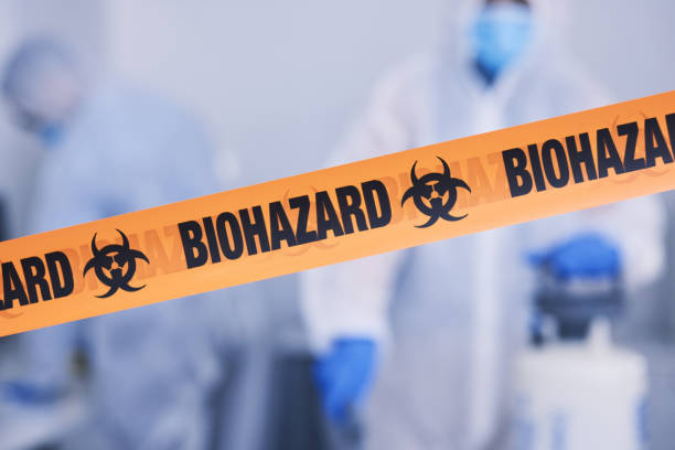 Professional Biohazard technician working in Newark, NY